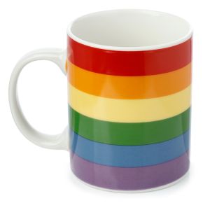 Somewhere Rainbow Flag Porcelain Mug Somewhere Rainbow Flag Porcelain Mug