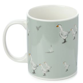 Willow Farm Geese Porcelain Mug Willow Farm Geese Porcelain Mug