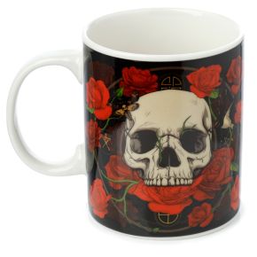 Skulls & Roses Porcelain Mug Skulls & Roses Porcelain Mug