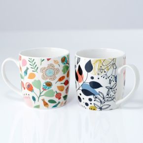SECONDS Autumn Falls & Wisewood Set of 2 Pick of the Bunch Porcelain Mugs SECONDS Autumn Falls & Wisewood Set of 2 Pick of the Bunch Porcelain Mugs