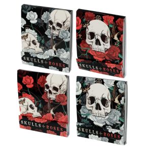 Skulls and Roses Matchbook Nail File Skulls and Roses Matchbook Nail File