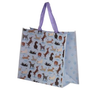 Catch Patch Dog Design Reusable Shopping Bag Catch Patch Dog Design Reusable Shopping Bag
