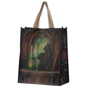 Lisa Parker Absinthe Cat Reusable Shopping Bag Lisa Parker Absinthe Cat Reusable Shopping Bag