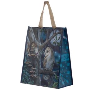 Lisa Parker Fairy Tales Owl & Fairy Reusable Shopping Bag Lisa Parker Fairy Tales Owl & Fairy Reusable Shopping Bag