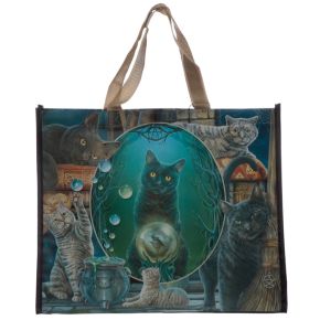 Lisa Parker Magic Cat Montage Reusable Shopping Bag Lisa Parker Magic Cat Montage Reusable Shopping Bag