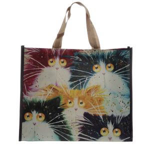 Kim Haskins Cats Reusable Shopping Bag Kim Haskins Cats Reusable Shopping Bag