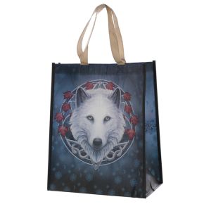 Lisa Parker Guardian of the Fall Wolf Reusable Shopping Bag Lisa Parker Guardian of the Fall Wolf Reusable Shopping Bag