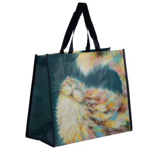 Kim Haskins Rainbow Cat Reusable Shopping Bag Kim Haskins Rainbow Cat Reusable Shopping Bag