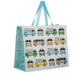 Volkswagen VW T1 Camper Bus Summer Surf Reusable Shopping Bag Volkswagen VW T1 Camper Bus Summer Surf Reusable Shopping Bag