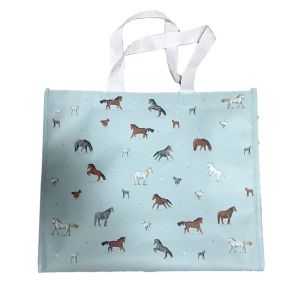 Willow Farm Horses Reusable Shopping Bag Willow Farm Horses Reusable Shopping Bag