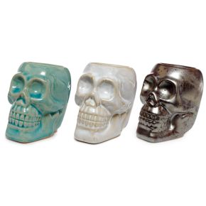Eden Mini Ceramic Skull Oil Burner Eden Mini Ceramic Skull Oil Burner
