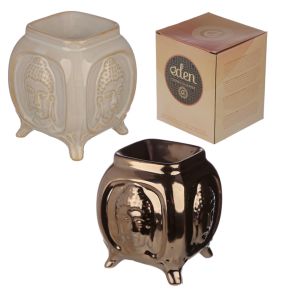 Eden Embossed Buddha Ceramic Oil Burner Eden Embossed Buddha Ceramic Oil Burner