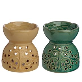 Eden Tree Pattern Ceramic Oil Burner Eden Tree Pattern Ceramic Oil Burner