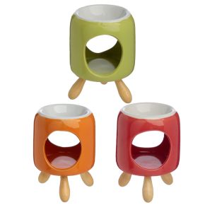 Eden Cylindrical Ceramic Oil Burner with Feet Eden Cylindrical Ceramic Oil Burner with Feet