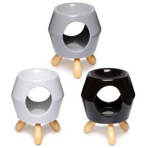 Eden Abstract Ceramic Oil Burner with Feet Eden Abstract Ceramic Oil Burner with Feet