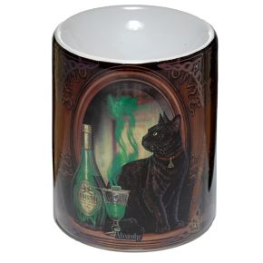 Lisa Parker Ceramic Absinthe Cat Oil Burner Lisa Parker Ceramic Absinthe Cat Oil Burner