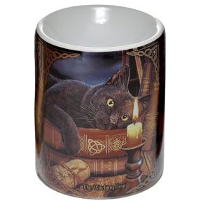 Lisa Parker Ceramic The Witching Hour Cat Oil Burner Lisa Parker Ceramic The Witching Hour Cat Oil Burner
