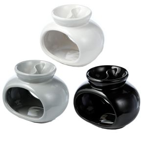Eden Ceramic Oval Double Dish Oil & Wax Burner Eden Ceramic Oval Double Dish Oil & Wax Burner