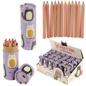 Feline Fine Cat Design Pencil Pot with Pencils Feline Fine Cat Design Pencil Pot with Pencils