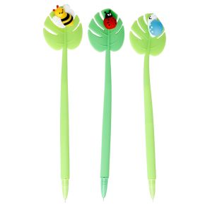 Botanical Gardens Bumble Bee, Ladybird & Snail Leaf Fine Tip Pen Botanical Gardens Bumble Bee, Ladybird & Snail Leaf Fine Tip Pen