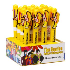 The Beatles Yellow Submarine Multi Colour Pen with Charm (6 Colours) The Beatles Yellow Submarine Multi Colour Pen with Charm (6 Colours)