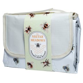 Nectar Meadows Bee Picnic Blanket Nectar Meadows Bee Picnic Blanket
