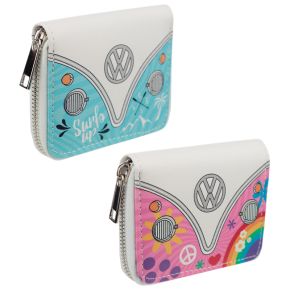 Volkswagen VW T1 Camper Bus Surf & Summer Zip Around Small Wallet Purse Volkswagen VW T1 Camper Bus Surf & Summer Zip Around Small Wallet Purse