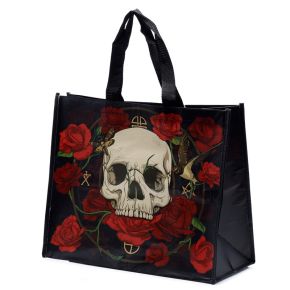 Skulls & Roses RPET Reusable Shopping Bag Skulls & Roses RPET Reusable Shopping Bag