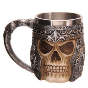 Decorative Skull Warrior Tankard Decorative Skull Warrior Tankard