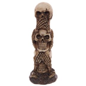 Hear No Speak No See No Evil Skull Totem Decoration Hear No Speak No See No Evil Skull Totem Decoration