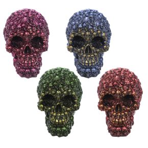 Metallic Multi Skull Head Decoration Metallic Multi Skull Head Decoration