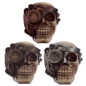 Steampunk Skull Head Ornament Steampunk Skull Head Ornament
