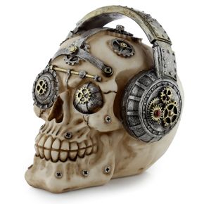 Steampunk Style Skull with Headphones Steampunk Style Skull with Headphones