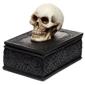 Skull Celtic Knotwork Trinket Box Skull Celtic Knotwork Trinket Box