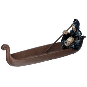 The Reaper Ferryman of Death Ashcatcher Incense Stick Burner The Reaper Ferryman of Death Ashcatcher Incense Stick Burner
