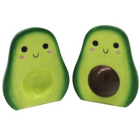 Avocado Ceramic Salt & Pepper Set Avocado Ceramic Salt & Pepper Set