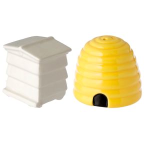 Beehive Ceramic Salt & Pepper Set Beehive Ceramic Salt & Pepper Set