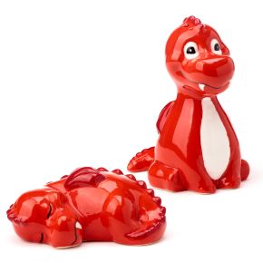 Red Dragon Ceramic Salt & Pepper Set Red Dragon Ceramic Salt & Pepper Set