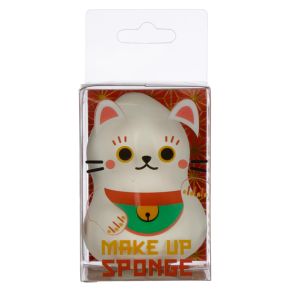 Maneki Neko Lucky Cat White Makeup Sponge Beauty Blender Maneki Neko Lucky Cat White Makeup Sponge Beauty Blender