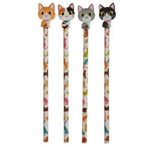 Cat Pencil & Eraser Topper Cat Pencil & Eraser Topper