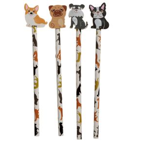 Dog Pencil & Eraser Topper Dog Pencil & Eraser Topper