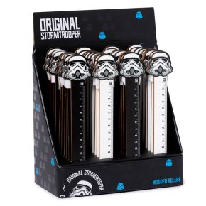 The Original Stormtrooper Shaped Top Wooden Ruler (15cm) The Original Stormtrooper Shaped Top Wooden Ruler (15cm)
