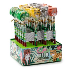 Wild Animal Pencil with Eraser Topper Wild Animal Pencil with Eraser Topper