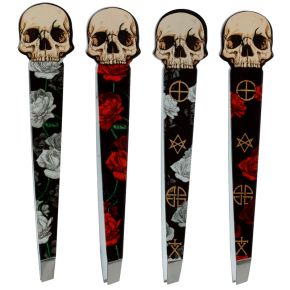 Skulls and Roses Shaped Tweezers Skulls and Roses Shaped Tweezers