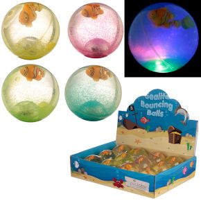 Clown Fish LED Flashing Bouncy Ball Clown Fish LED Flashing Bouncy Ball