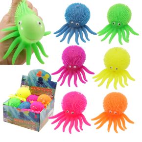 Octopus Squidgy Light Up LED Puff Pet Octopus Squidgy Light Up LED Puff Pet