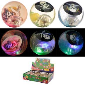 Pirate Skull & Cross Bones LED Flashing Bouncy Ball Pirate Skull & Cross Bones LED Flashing Bouncy Ball