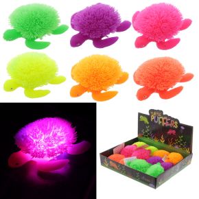 Colourful Turtle Squidgy Light Up LED Puff Pet Colourful Turtle Squidgy Light Up LED Puff Pet