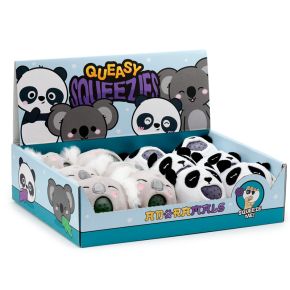 Queasy Squeezies Adoramals Panda, Koala Plush Squeezy Toy Queasy Squeezies Adoramals Panda, Koala Plush Squeezy Toy