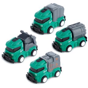 Dustman Garbage Truck Friction Push/Pull Action Toy Dustman Garbage Truck Friction Push/Pull Action Toy